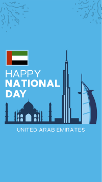 UAE National Day Landmarks Instagram Story