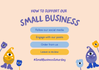 Online Business Support Postcard