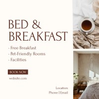 Bed and Breakfast Services Instagram Post