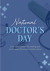 National Doctor's Day Poster