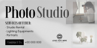 Elegant Photography Studio Twitter Post