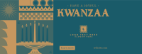 Geometric Kwanzaa Facebook Cover