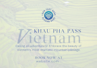 Vietnam Travel Tours Postcard