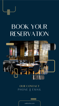 Restaurant Booking Facebook Story