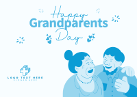 Happy Grandparents Day Postcard
