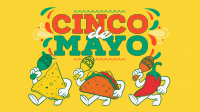 Cinco De Mayo Mascot Celebrates Facebook Event Cover