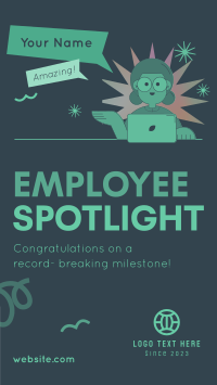 Employee Milestone Spotlight Facebook Story Design