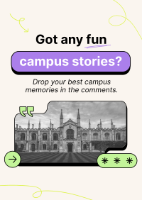 Student Campus Stories Poster