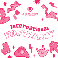 Youth Day Stickers Instagram Post