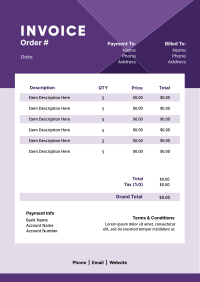 Corporate Minimalist Invoice