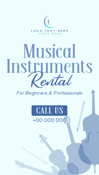 Music Instrument Rental Facebook Story