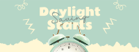 Start Daylight Saving Facebook Cover Design