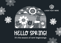 Blooming Season Postcard