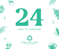 Quirky Christmas Countdown Facebook Post