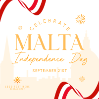 Celebrate Malta Freedom Linkedin Post