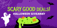 Trick Or Giveaway Twitter Post