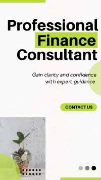 Modern Professional Finance Consultant Agency Facebook Story