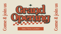 Vintage Grand Opening Animation