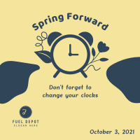 Change your Clocks Instagram Post Image Preview