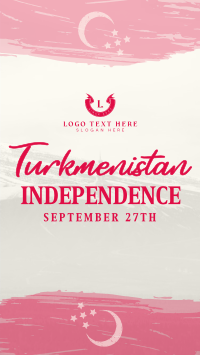 Turkmenistan Independence Day Instagram Reel Design