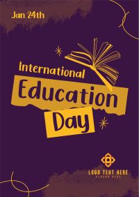 Education Day Awareness Poster