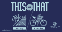 This or That Exercise Facebook Ad