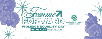 Femme Equality Greeting Facebook Cover Design