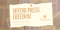 Defend Press Freedom Twitter Post