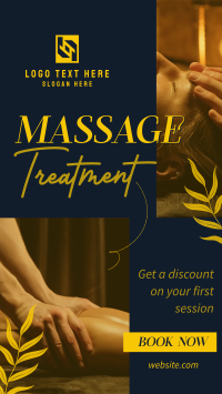 Relaxing Massage Treatment Instagram Reel