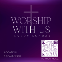 Modern Worship Instagram Post Image Preview