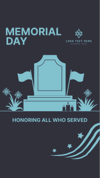 Memorial Day Tombstone Instagram Story