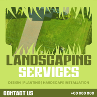 Clean Landscape Professionals Instagram Post Design