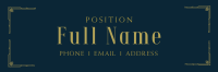 Minimal Email Signature example 2