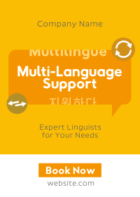 Minimalist Translation Service Flyer