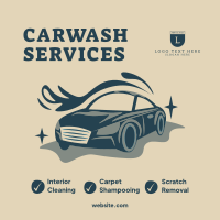 Carwash Services List Instagram Post