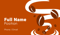 Coffee Business Card example 2