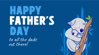 Father's Day Koala Facebook Event Cover