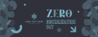 Zero Discrimination Diversity Facebook Cover