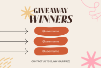 Congratulations Giveaway Winners Pinterest Cover