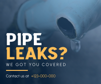 Leaky Pipes Facebook Post