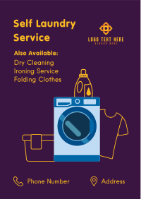 Self Laundry Service Flyer