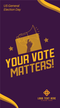 Your Vote Matters Whatsapp Story Design