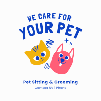 We Care For Your Pet Instagram Post