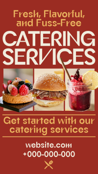 Modern Food Catering Services Instagram Story Design