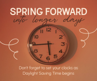 Daylight Saving Begins Facebook Post