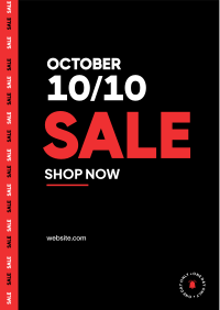 10.10 Sale Flyer