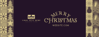 Modern Christmas Facebook Cover