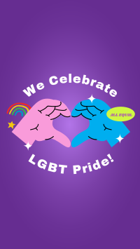 Pride Sign Facebook Story