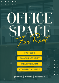 Corporate Office For Rent Poster