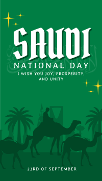 Saudi National Day Instagram Reel Image Preview